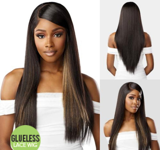 Perruque sensationnel HD lace frontal sans colle bareLace 13X6 unité 1