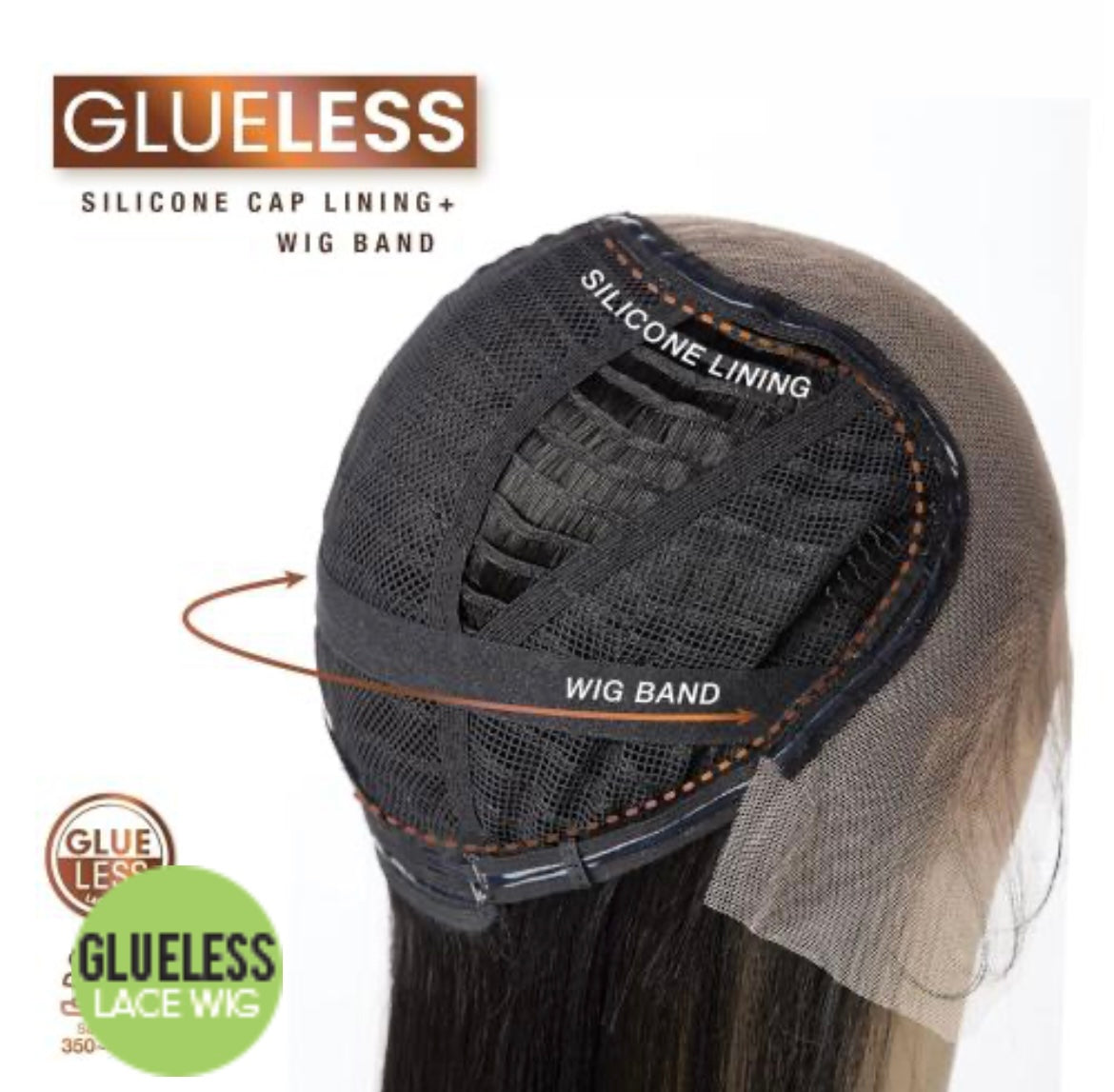 Perruque sensationnel HD lace frontal