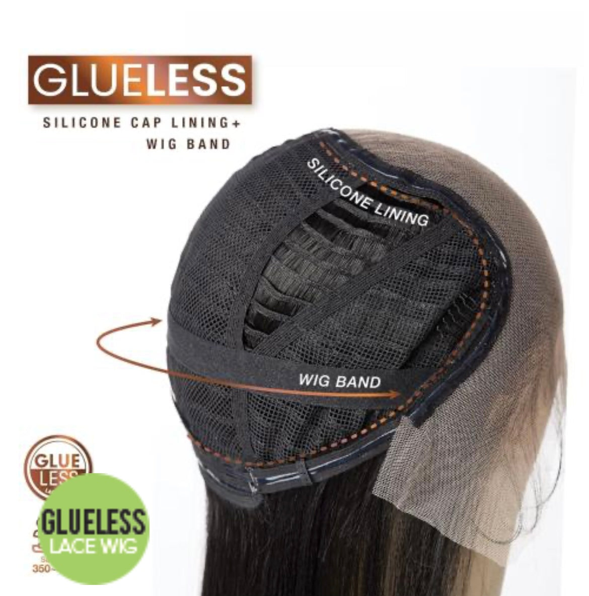 Perruque sensationnel HD lace frontal sans colle bareLace 13X6 unité 1